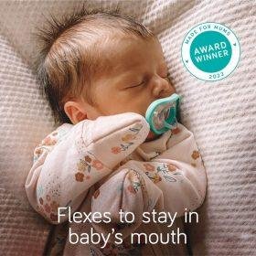 Nanobébé Flexy Soother Pink 3m+ 2pk