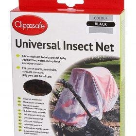 Clippasafe Stroller Insect Net Universal Black