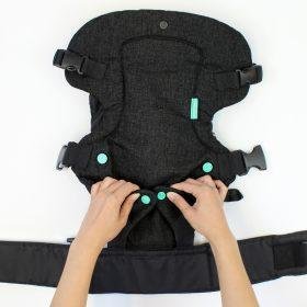 Infantino Flip Advanced 4-in-1 Convertible Baby Carrier Black