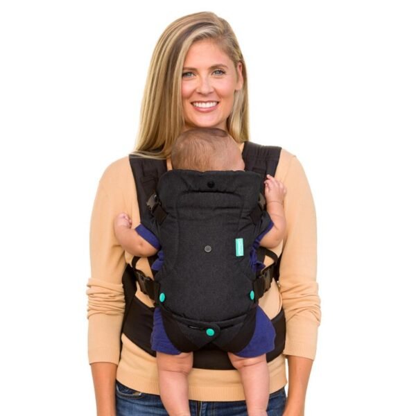 Infantino Flip Advanced 4-in-1 Convertible Baby Carrier Black