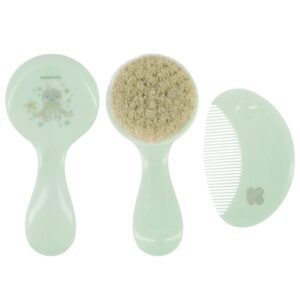 Kikka Boo Comb And Brush With Natural Bristles Savanna Mint