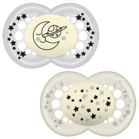 Mam Night Latex Soother 12m+ 2pk