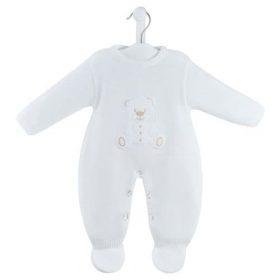 Teddy Bear Knitted Onesie- Dusty Pink (copy)