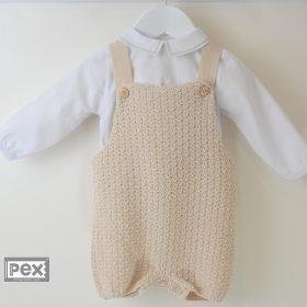 Pex Ashton Short Dungaree Set-natural