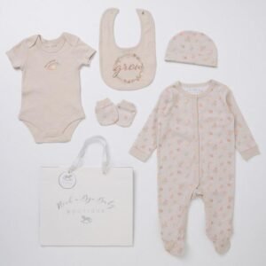 Baby Girls Floral 6pc Gift Set