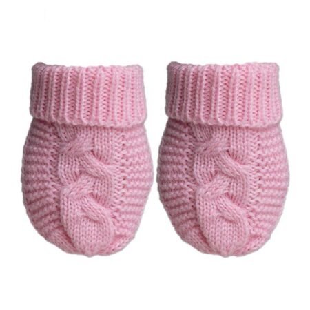 Pink Winter Mittens