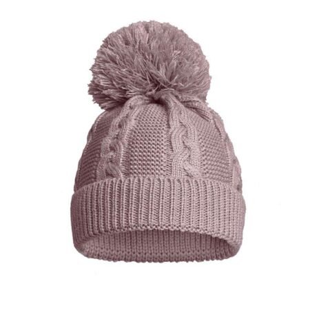 Pink Cable Knit Winter Hat (copy)