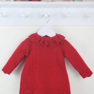 Pex Meri Knitted Dress-red