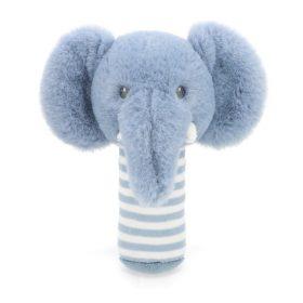 14cm Keeleco Ezra Elephant Stick Rattle (100% Recycled)