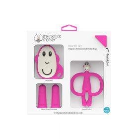 Matchstick Monkey Teething Starter Set Pink