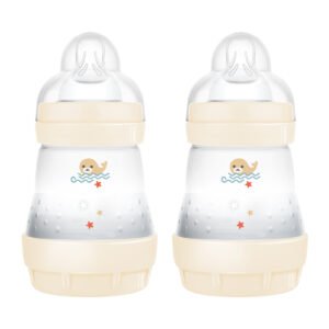 Mam Bottle Easy Start Colours Of Nature 160ml 2 Pack Cream