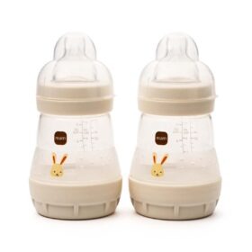 Mam Bottle Easy Start Colours Of Nature 160ml 2pk- Peach