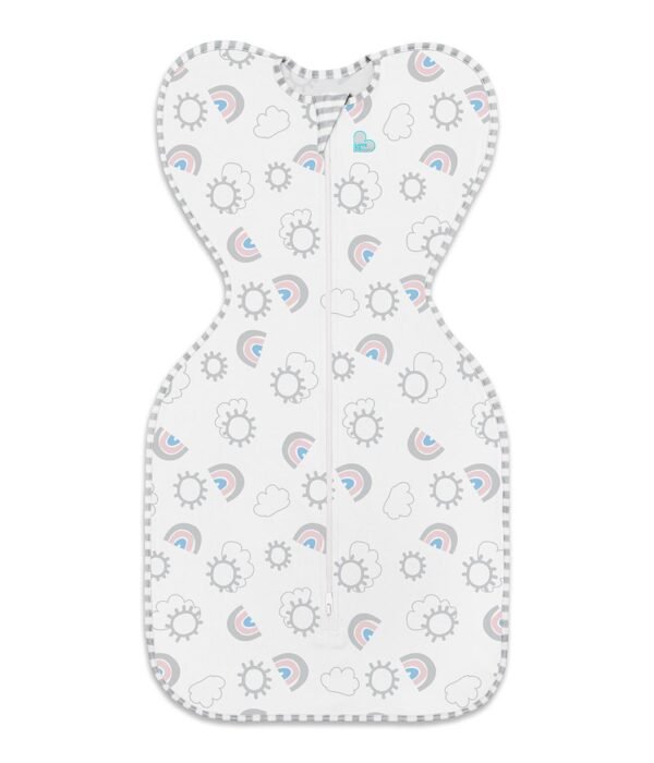 Love To Dream Stage 1 Swaddle Up- 8-13lbs- Designer Collection- Rainbow White