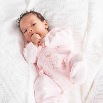 Dandelion Teddy Knitted Onesie