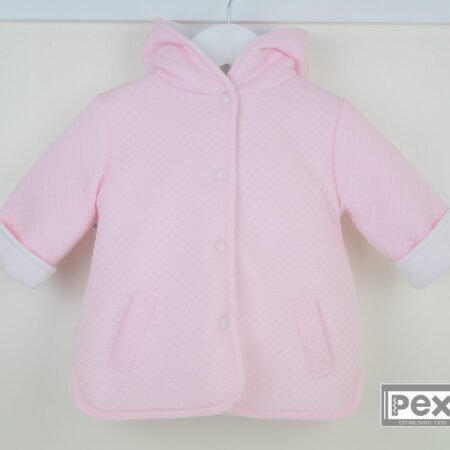 Pex Girls Pink Hooded Coat