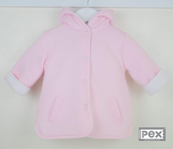 Pex Girls Pink Hooded Coat