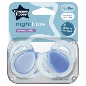Tommee Tippee 18 36m Orthodontic Soother Glow X2