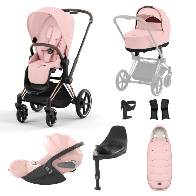 Peach Pink Cybex Priam