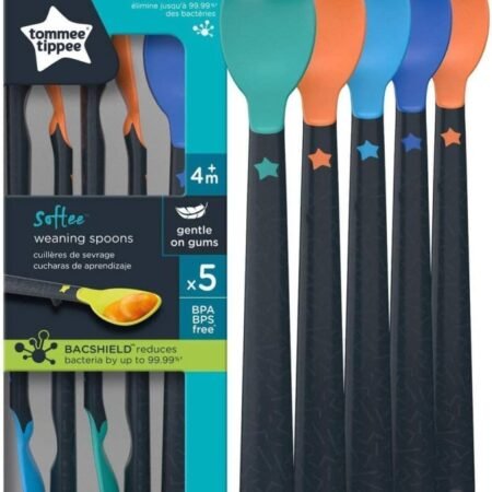 Tommee Tippee 5 Softee Weaning Spoons 4m+ 5pk