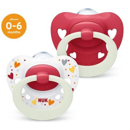 Nuk Signature Silicone Soothers, 0-6 Months.