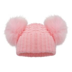 Baby Pink Pom Pom Hat
