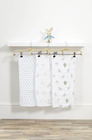 Peter Rabbit Soft Toy & Muslin Gift Set