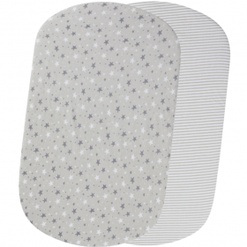 Ickle Bubba 2 Pack Fitted Crib Sheets - Cosmic Aura