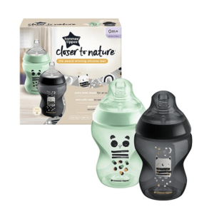 Tommee Tippee Closer To Nature 260ml Decorated Bottle 2pk