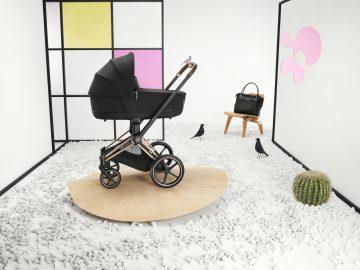 Peach Pink Cybex Priam