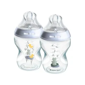 Tommee Tippee Closer To Nature 260ml Decorated Bottle 2pk