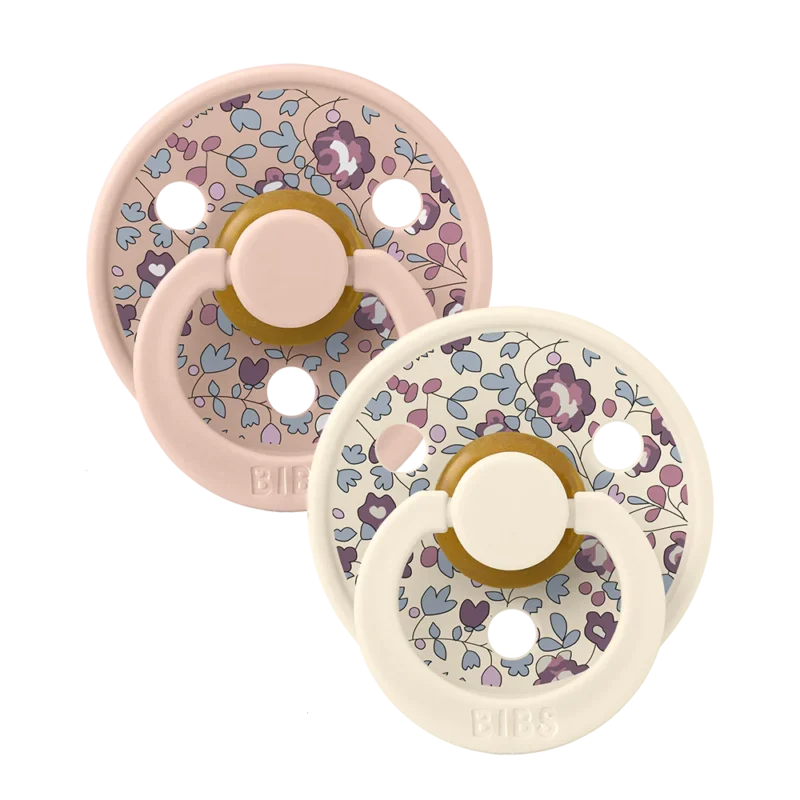 Bibs X Liberty Colour 2 Pack Capel - Sage Mix-size 2- Symmetrical Teat (copy)