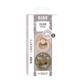 Bibs X Liberty Colour 2 Pk Capel Latex- Blush Mix- Size 1