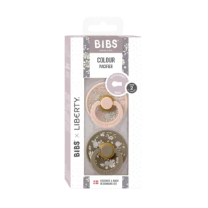 Bibs X Liberty Colour 2 Pk Capel Latex- Blush Mix- Size 1