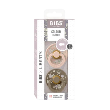 Bibs X Liberty Colour 2 Pk Capel Latex- Blush Mix- Size 1