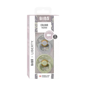 Bibs X Liberty Colour 2 Pack Capel – Sage Mix-size 1- Round Teat