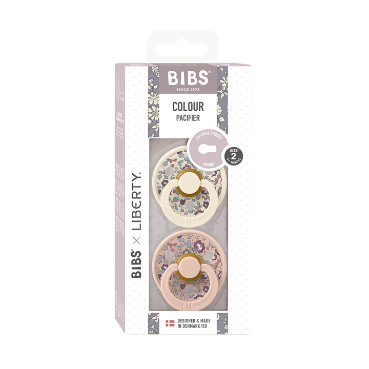 Bibs X Liberty Colour 2 Pack Capel - Sage Mix-size 2- Symmetrical Teat (copy)