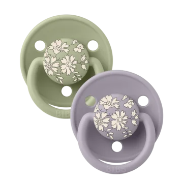 Bibs X Liberty De Lux 2 Pack Capel - Sage Mix- One Size