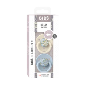 Bibs X Liberty Colour 2 Pack Capel – Fossil Grey Mix Size 2- Round Teat (copy)