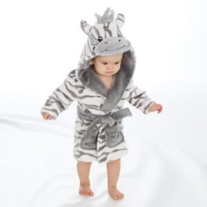 Baby Novelty Zebra Dressing Gown