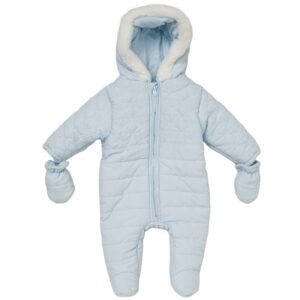 Baby Boys Snowsuit With Mittens