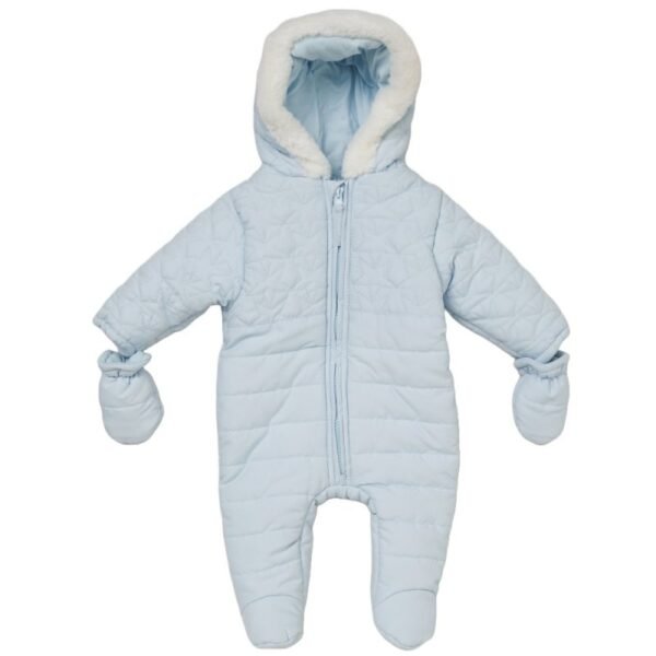 Baby Boys Snowsuit With Mittens