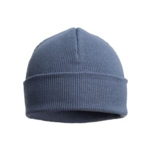 Dusty Blue Cotton Beanie Hat 0-12m