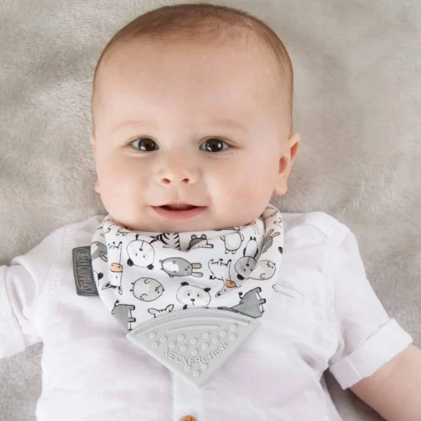 Neckerchew Teething Dribble Bib - Leopard Spot (copy)