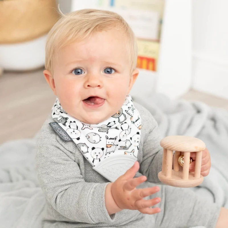 Neckerchew Teething Dribble Bib - Leopard Spot (copy)