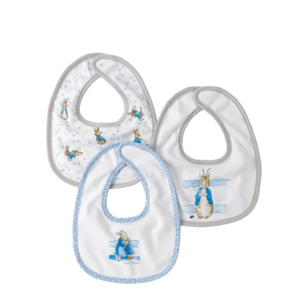 Peter Rabbit Baby Collection Bib (set Of 3) By Beatrix Potte