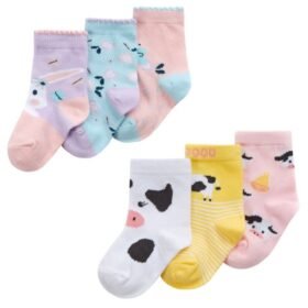 Baby Girls 3pk Cotton Ankle Socks