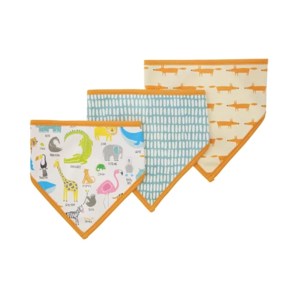 Scion Bandana Bibs (set Of 3) By Scion Living