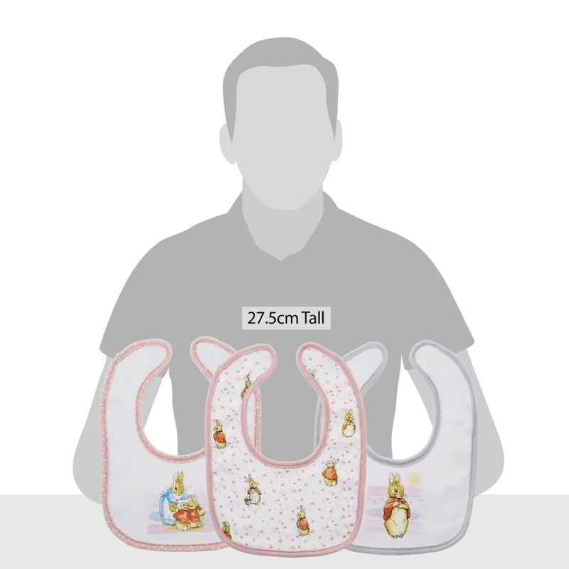 Flopsy Baby Collection Bibs (set Of 3) By Beatrix Potter
