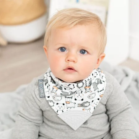 Neckerchew Teething Dribble Bib - Leopard Spot (copy)