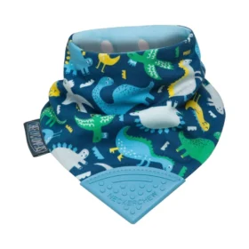 Neckerchew Teething Muslin Dribble Bib - Silver Stars (copy)